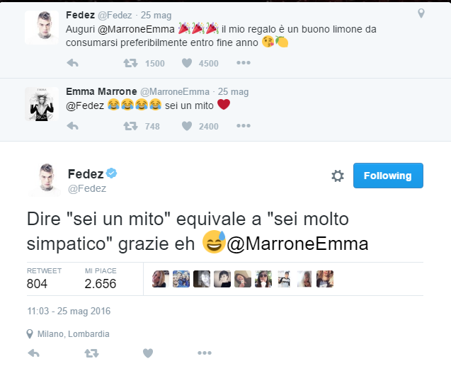 Emma e Fedez